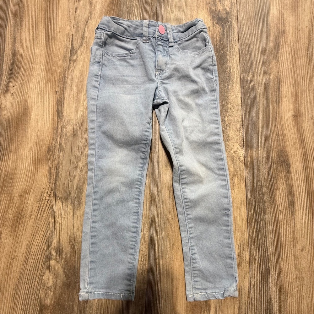 FreeStyle Revolution Skinny Jeans Light Wash Blue Denim Playwear 4
